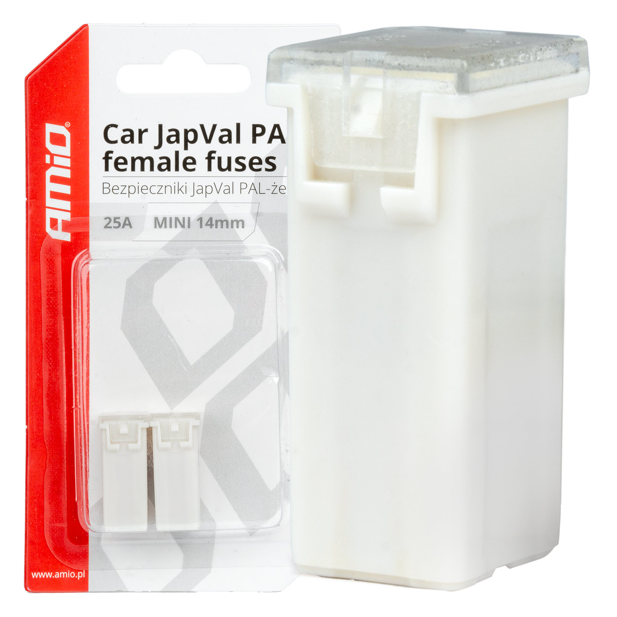 Avtomobilske varovalke JapVal PAL, ženske, 25A AMIO-03436