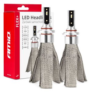 LED žarometi serije FLEX+  HB3 9005/HIR1 9011/H10 Canbus 6000K 12-24V AMIO-03664
