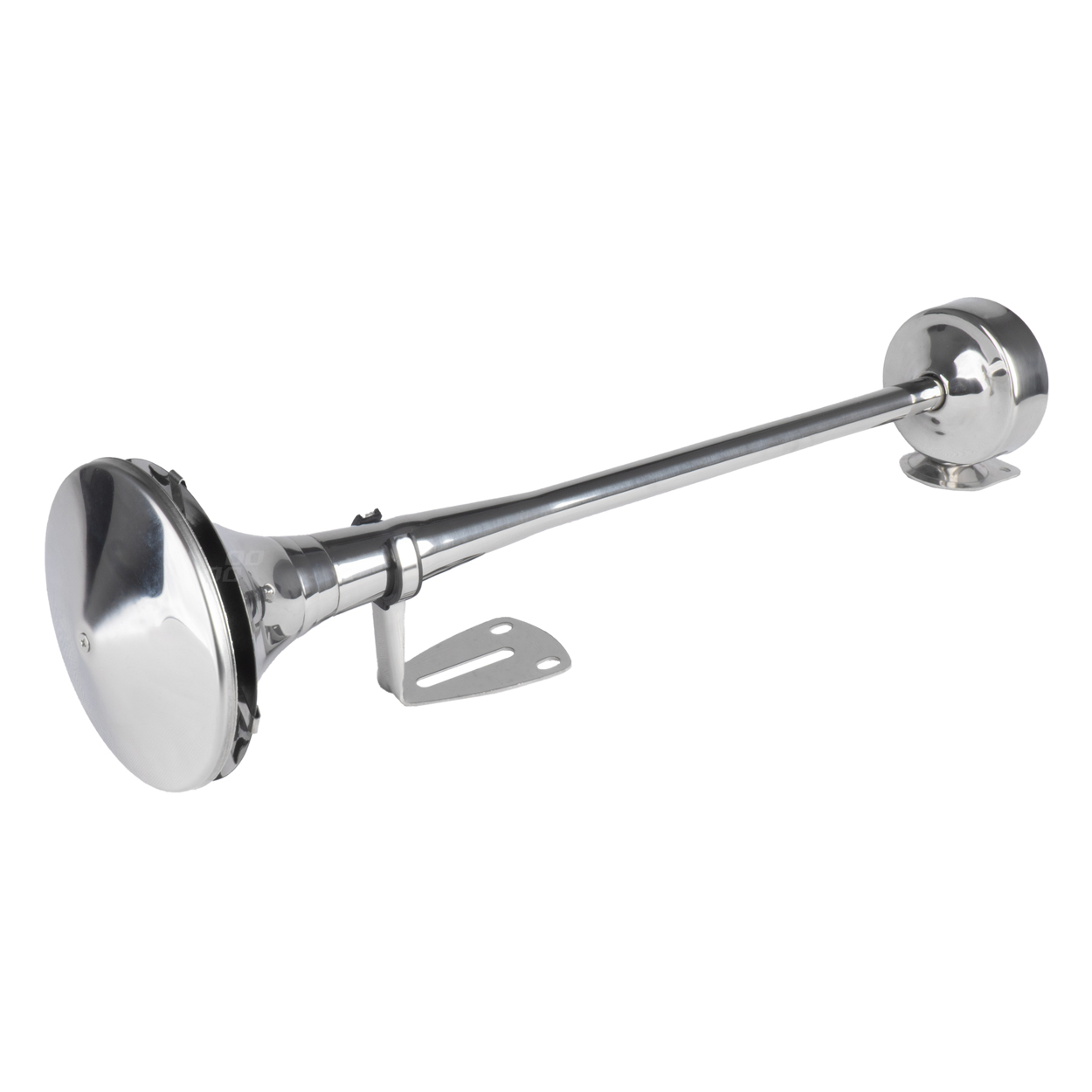 Hupa fanfare zvočni signal krom 520 mm 12V 24V visoki toni AMIO-04077