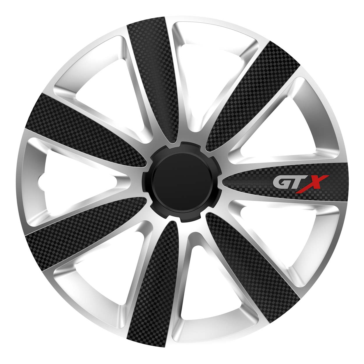 Pokrov platišča GTX Carbon Black&Silver 15″