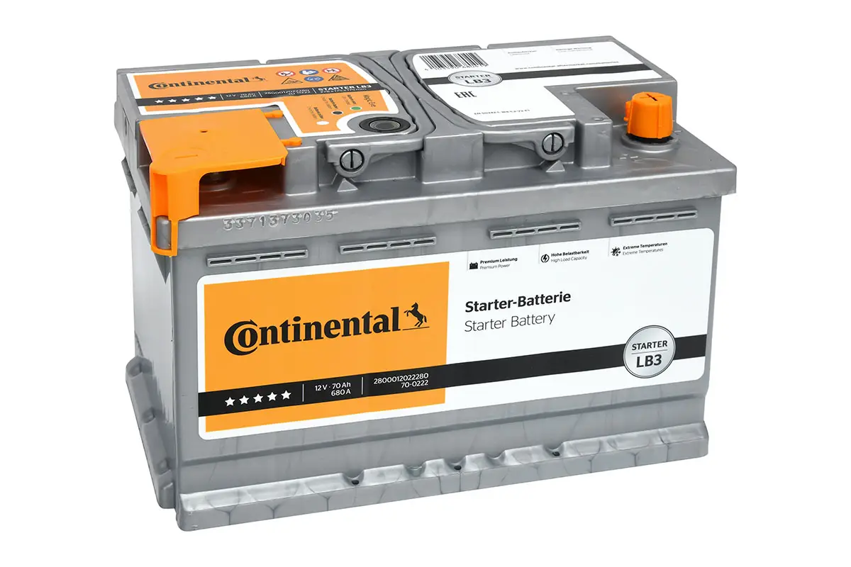 Akumulator Continental, 70 Ah, 278x175x175 mm (680 A)