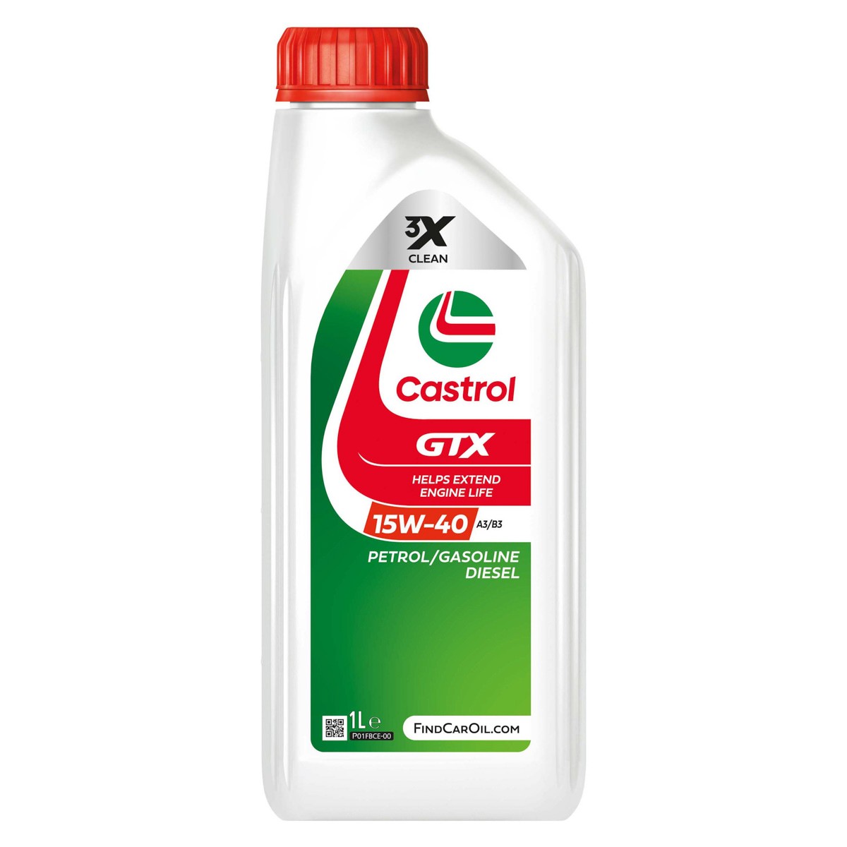 Motorno olje Castrol 15W-40 GTX A3/B3 / 1L