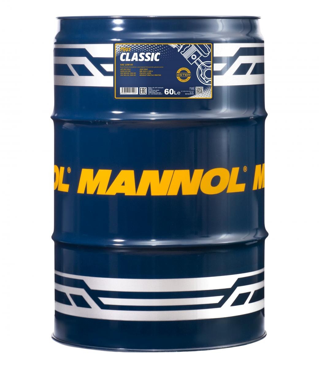 Motorno olje Mannol 10W-40 Classic / 60L