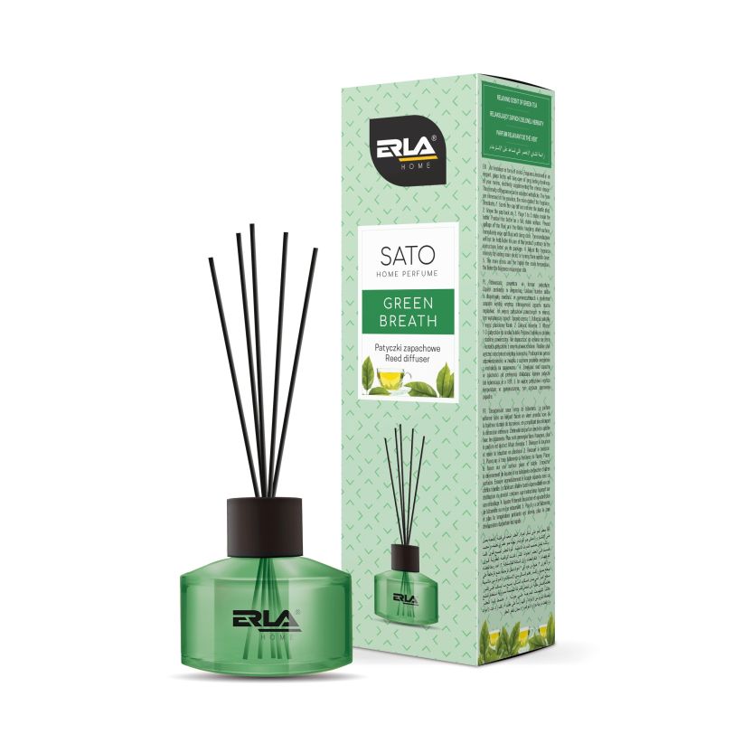 Dišeče palčke Erla Sato Paradise Green Breath, difuzor / 50ML